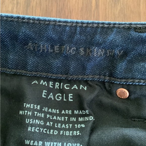 American Eagle men’s athletic skinny jeans sz 30x30 - Picture 10 of 10